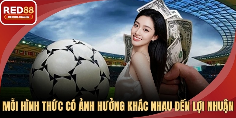 Mỗi hình thức có ảnh hưởng khác nhau đến lợi nhuận